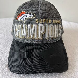 Denver Broncos Super Bowl Champions Gray and Black Cap NEVER WORN. Still new
